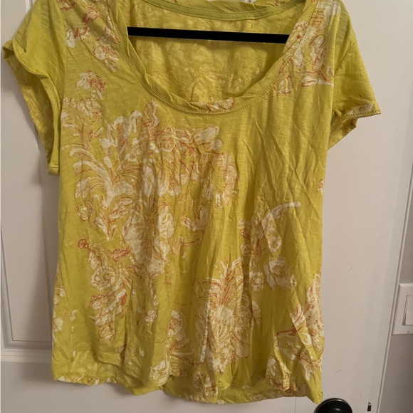 Lemon green blouse size X1 by anthropologie BNNBW - Picture 3 of 5